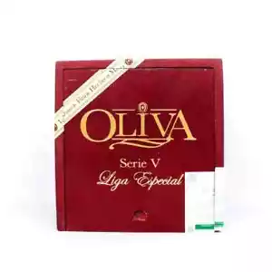 Oliva Double Robusto Serie V LE Wood Cigar Box 5.75" x 5.75" x 4" - Picture 1 of 6