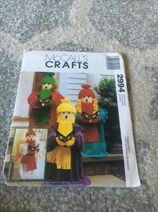 Unused Uncut McCall's Crafts Sewing Pattern 2994 Caroler Dolls 24" - Picture 1 of 2