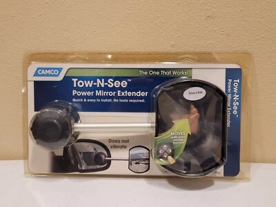 Extensor de espejo eléctrico Camco Tow-N-See 25664 lado del conductor Foto 1 de 2