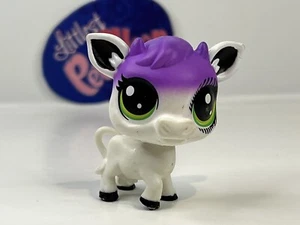 PLUMELLA COWBELLE COW #1-55 - Authentic Littlest Pet Shop - Hasbro LPS - Picture 1 of 4