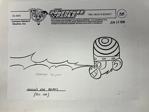 Cartoon Network Powerpuff Girls Production Copy Mojo JoJo Eye Beams - Picture 1 of 3