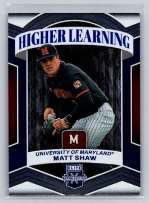 2023 Panini Elite Extra Edition Higher Learning Matt Shaw /199 Chicago Cubs - Image 1 of 2
