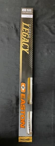 Easton Archery Carbon Legacy Arrows - 500 - 4" Feathers 6pk BRAND NEW - Picture 1 of 4