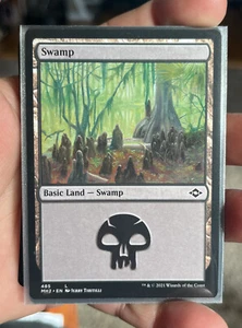 Magic The Gathering Magic The Gathering Swamp (485) Modern Horizons 2 casi nuevo - Imagen 1 de 1