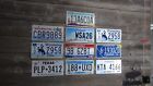 10 License Plates from different states Mixed lot of license plates bulk sale!!!