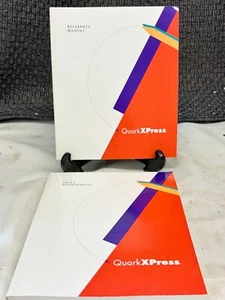 VINTAGE QUARKXPRESS USER GUIDE & REFERENCE MANUAL GRAPHIC DESIGN SOFTWARE BOOKS - Afbeelding 1 van 7