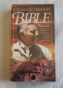 Charlton Heston Presents The Bible Passion VHS 1993 Factory Sealed  - Picture 1 of 6