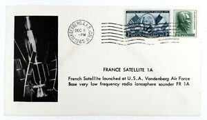 USA France Satellite 1A 1965 Cover Space Lollini (858)