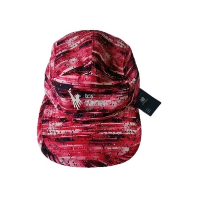 New Balance TCS NYC Marathon 2024 Hat Pink Stripe New York Liberty Run Black - Image 1 of 4