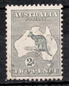 1915 Australia #45 - Two Pence - Kangaroo stamp, mute cancel, Used Cv$10.50 - Picture 1 of 1