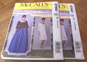 McCalls COSTUMES Pattern M7940 Ms OUTLANDER Boned Jacket w/Peplum~Chemise~Scarf - Picture 1 of 4