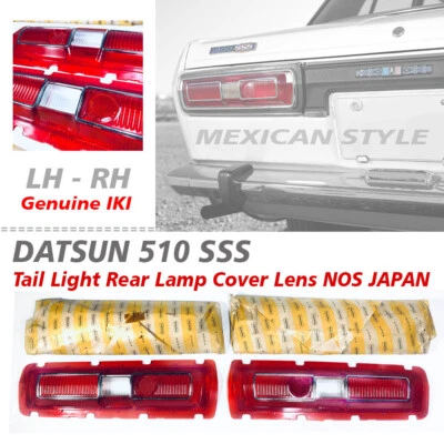 Genuine IKI For DATSUN 510 SSS Tail Light Rear Lamp Cover Lens Lh+Rh NOS JAPAN - Image 1 of 4