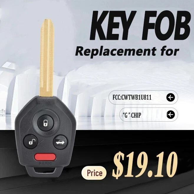 Reemplazo de llavero remoto para chip CWTWB1U811 G para SUBARU FORESTER 2014-2018 Foto 1 de 1