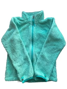 the north face Fleece jacket girls size 6 XS Teal Green Full Zip Closure Winter - Picture 1 of 23