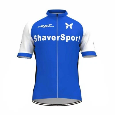 Shaversport Hombres Equipo de Ciclismo Manga Corta Jersey Bicicleta Jersey Ciclismo Camisa Foto 1 de 4