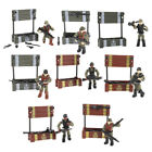 Small Soldier Action Figures Miniature Toys Set - 8Pcs