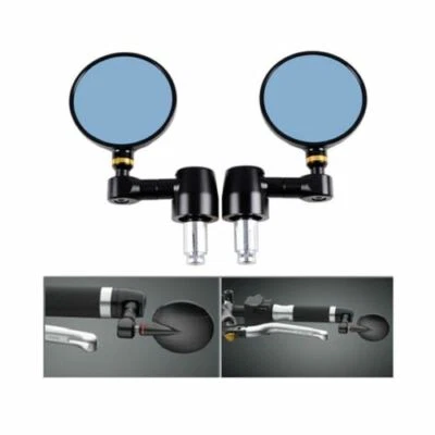 Espejos retrovisores de extremo de barra lateral CNC negros estilo Imola de 3" Ducati M900 M1000 MONSTER S2R 800 Foto 1 de 4