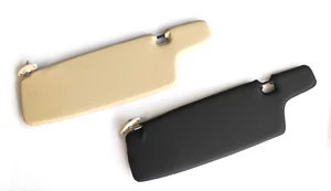 BMW E21 (1975-83) - Sun Visors, Pair, Cream / Black, NEW - Picture 1 of 8
