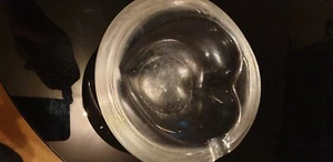 Aschenbecher,Glas,groß+schwer,mit  Herz  ,gebraucht - Bild 1 von 2