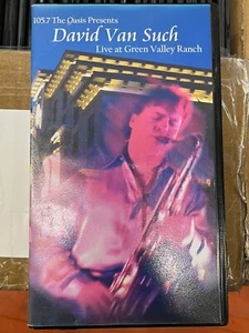 David Van Such Live at Green Valley Ranch - Rare Jazz Saxophone VHS Tape, 2003 - Picture 1 of 4