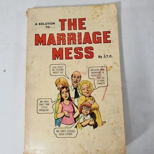 THE MARRIAGE MESS JACK CHICK Pubblicazioni 1978 Libro Vintage - Foto 1 di 7
