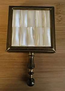 VINTAGE MINI BRASS POCKET ASHTRAY 2.5" - Picture 1 of 4