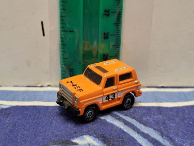 Micro Machines Chevrolet Chevy Blazer Chief No. 43 Orange Vintage 1988 Diecast - Image 1 of 2