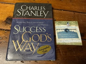 ** SIGNED ** CHARLEY STANLEY ** Success God's Way ** (2000 HC/DJ) ** - Imagen 1 de 11