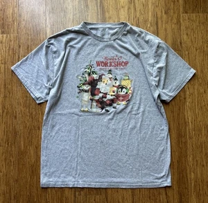 Vintage Santa’s Workshop Shirt Gr. XL Urlaub Tshirt festlich Weihnachten - Bild 1 von 2