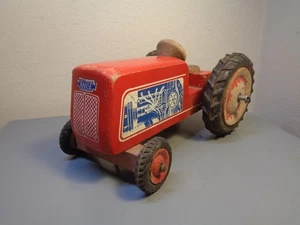HANSE ( LEGO DANIMARCA ) TRATTORE LEGNO VINTAGE ANNI 50 OGGETTO MOLTO RARO OTTIMO - Foto 1 di 7