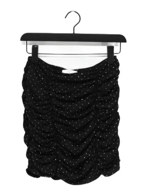 Quiz Women's Mini Skirt UK 10 Black Polyester with Elastane Short Mini - Image 1 of 4
