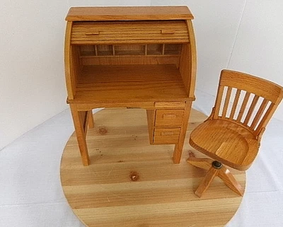 American Girl Kit’s Rolltop Desk & Swivel Chair – Retired Furniture Set - Image 1 of 4