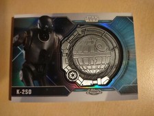 2021 Topps Chrome Star Wars Blue Refractor /99 K-2SO #SM-K2