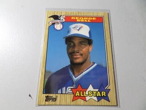 1987 Topps Tiffany Set Break George Bell Toronto Blue Jays #612 - Picture 1 of 1