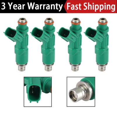 4x Inyectores de combustible 23250-21020 para Toyota Echo 1,5 L 2000 2001 2002 2003 2004 2005 Foto 1 de 4