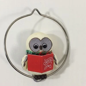 Vintage Hallmark Keepsake Christmas Ornament 1983 Owl Singing Christmas Carols - Picture 1 of 6