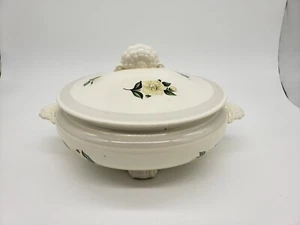 Homer Laughlin HLC 150, Nautilus Gray Band Gardenia Covered Vegetable T3 - Picture 1 of 8