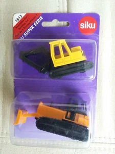 Siku 1813 Superserie obras Set1 excavadora y oruga NUEVO y embalaje original - Imagen 1 de 1