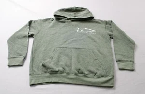 Alaska Tide Pool Co. Kids Running Wild Graphic Print Hoodie CL8 Green Medium-Y - Picture 1 of 4