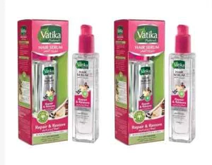 2 Packs Vatika Naturals Repair & Restore Hair Serum 2 X 47ml - Picture 1 of 6