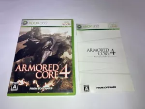 Armored Core 4 Microsoft XBOX 360 FROM SOFTWARE 2007 In Stock Japan import - Picture 1 of 3