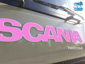 W.B.A. Aufkleber passend für Scania Emblem der Serie S+R ab Bj 2017 Farbe rosa - Bild 1 von 9