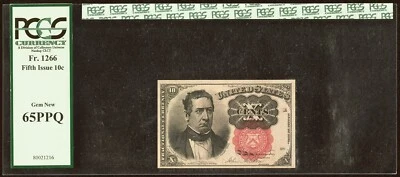 Fr. 1266, PCGS 65PPQ, US Fractional Currency, Fifth Issue, 10c Alison - Image 1 of 2