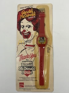 Vintage NOS Official Ronald Mcdonald Watch, Sealed Untested 1984, McDonald’s - Picture 1 of 6