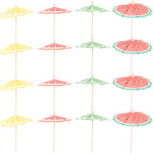 50 Mini Umbrella Cocktail Picks for Luau Party Decorations-RO