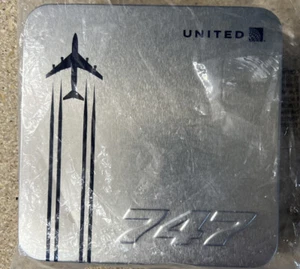 United Airlines 747 Blechdose Celebrating The 747 �� Neu Versiegelt BZ - Bild 1 von 3