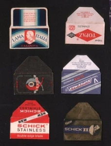Rare Razor Blade Wrappers Lamette da barba , Rasierklinge ,Rasoir #643 - Picture 1 of 1