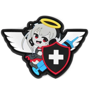 Medic Angel Táctico Anime Niña Médico Waifu Kawaii PVC Parche Gancho y Lazo - Imagen 1 de 7