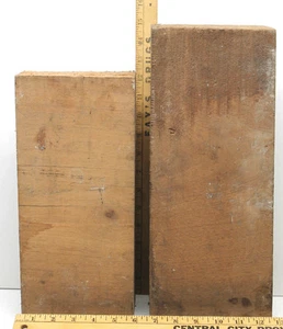 2 bloques de giro de nogal oscuro 6""x3""x12"" torno de husillo en blanco molino de madera extra - Imagen 1 de 7