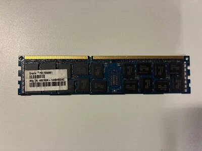 Sun Oracle 7058861 16GB PC3L-12800R-11-13-E2 DDR3-1600 2RX4 ECC RDIMM Memory RAM - Image 1 of 2